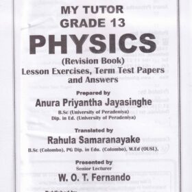 Physics term test model papers