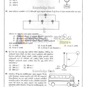 SFT Past Papers 2024